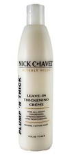 NICK CHAVEZ PLUMP N THICK Leave in Thickening Creme Conditioner  12 fl oz  NOS