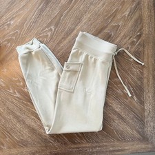 Women's A New Day NWOT Size Large Green Pull-On Jogger Tie Waist Pockets