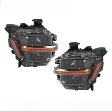 Pair Led Headlights Headlamp For 2024 2025 Ford F-150 Reflector Leftright Side