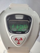CITIZEN 0380-L17904 D380 Digital Watch Working Condition Men's Resin From Japan