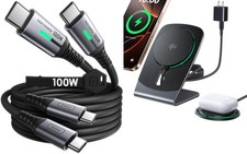 INIU USB C Cable, 6.6ft, 2-Pack 100W C to C Fast Charging Cord  Qi2...