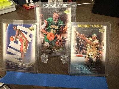 2003 upper deck lebron james card lot