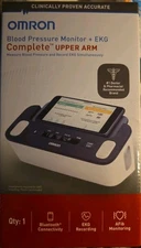 Omron Blood Pressure Monitor + EKG Complete Upper Arm BP7900