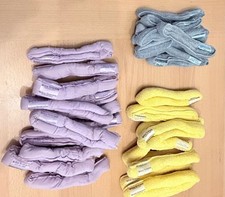 30 Vintage Molton Brown Rag Rollers-1980's-Complete With Bags-blue,yellow,purple