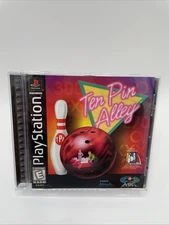 Ten Pin Alley PS1 PlayStation 1 Complete CIB Black Label