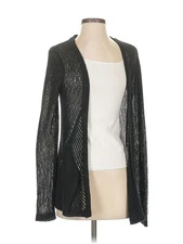 H By Halston Women Black Cardigan XS