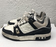 LOUIS VUITTON Crystal LV Trainer Black Strass...