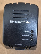 Slinglink Turbo W1 Ethernet Homeplug Adapter SL300-100 Sling Media 162773 Sling