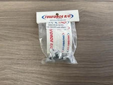 Full Force RC T-Maxx E-Maxx Machined Finish Knock Off Hub Nuts Silver Aluminum