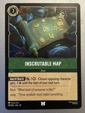 Inscrutable Map 99/204 Whispers in the Well Disney Lorcana