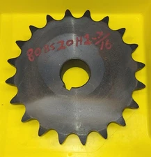 SST 80BS20H Finished Bore Sprocket w/ Keyway, 80 / 1", 1-7/16" Bore, 20 Teeth