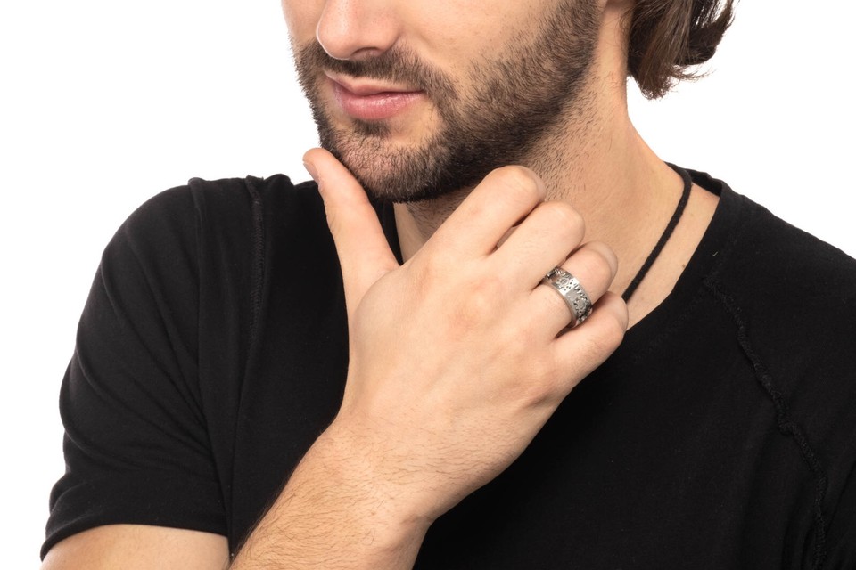 Kinekt Design Gear Ring - Stainless Steel - Original - Gunmetal - Brand ...