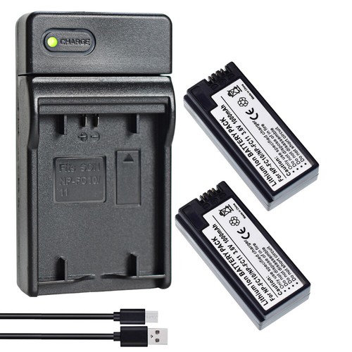 NP-FC11 FC10 Battery or charger for Sony Cyber-shot DSC-P8 DSC-P8L DSC-P9 DSC-V1 - Picture 38 of 52