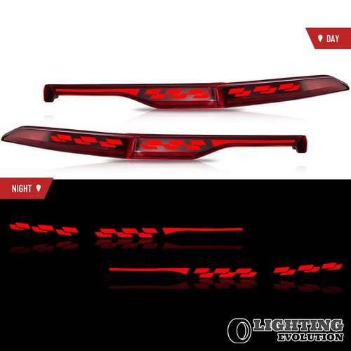 LED RED Tail Lights For Toyota Venza Harrier 2022-2024 Rear Lamps w/Sequential - Picture 3 of 18