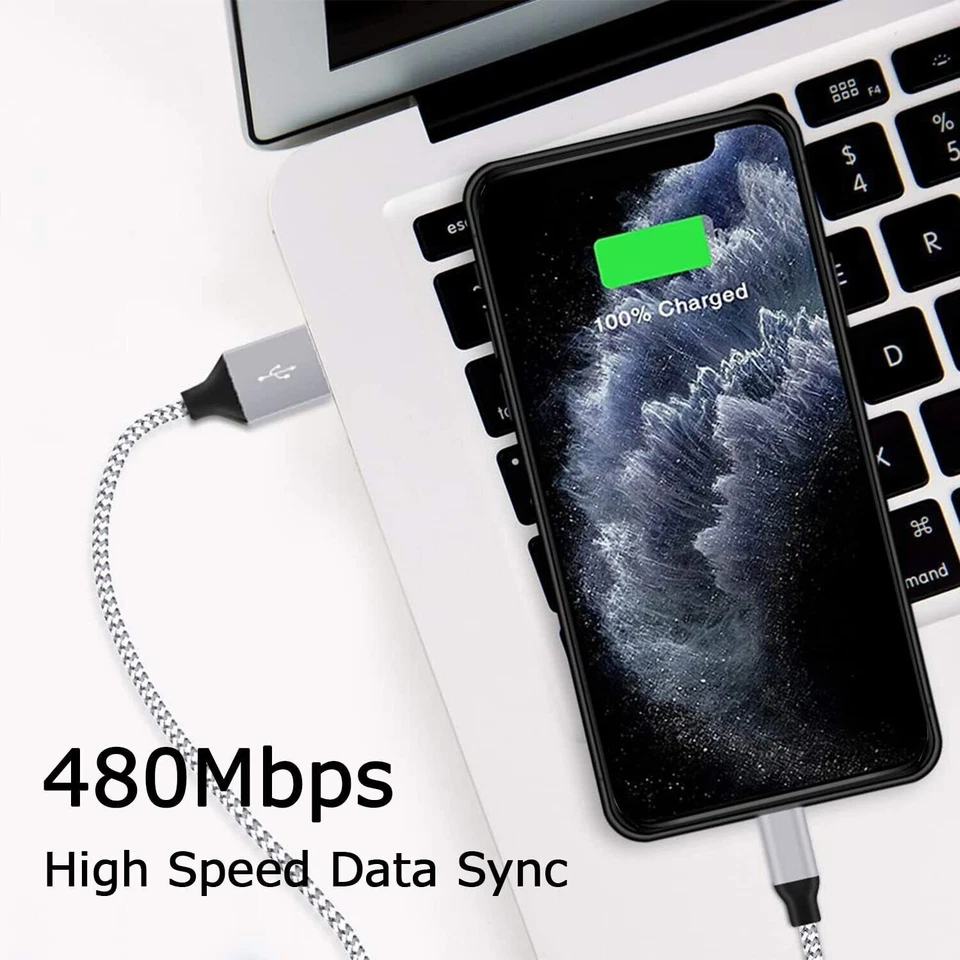 For iPhone 6 7 8 Plus iPhone 11 XR Xs Max 12 13 Charger USB Cable Cord 3/6/10FT - Image 4 of 4