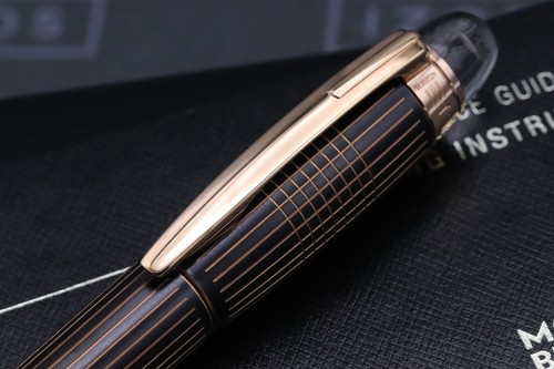 Montblanc Starwalker Red Gold Metal Rollerball / Fineliner Pen - Picture 4 of 6