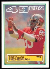 1983 Topps Renaldo Nehemiah Rookie San Francisco 49ers #171