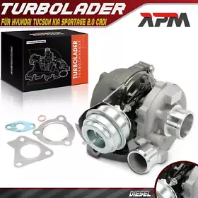 Turbolader für Hyundai Tucson JM KIA Sportage JE KM 2006-2010 2.0 CRDi