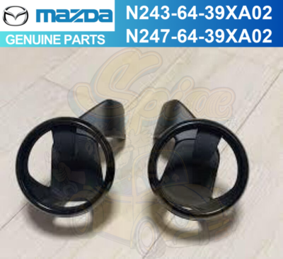 NEW GENUINE MAZDA MX-5 MIATA ND DRINK CUP HOLDERS SET LEFT + RIGHT