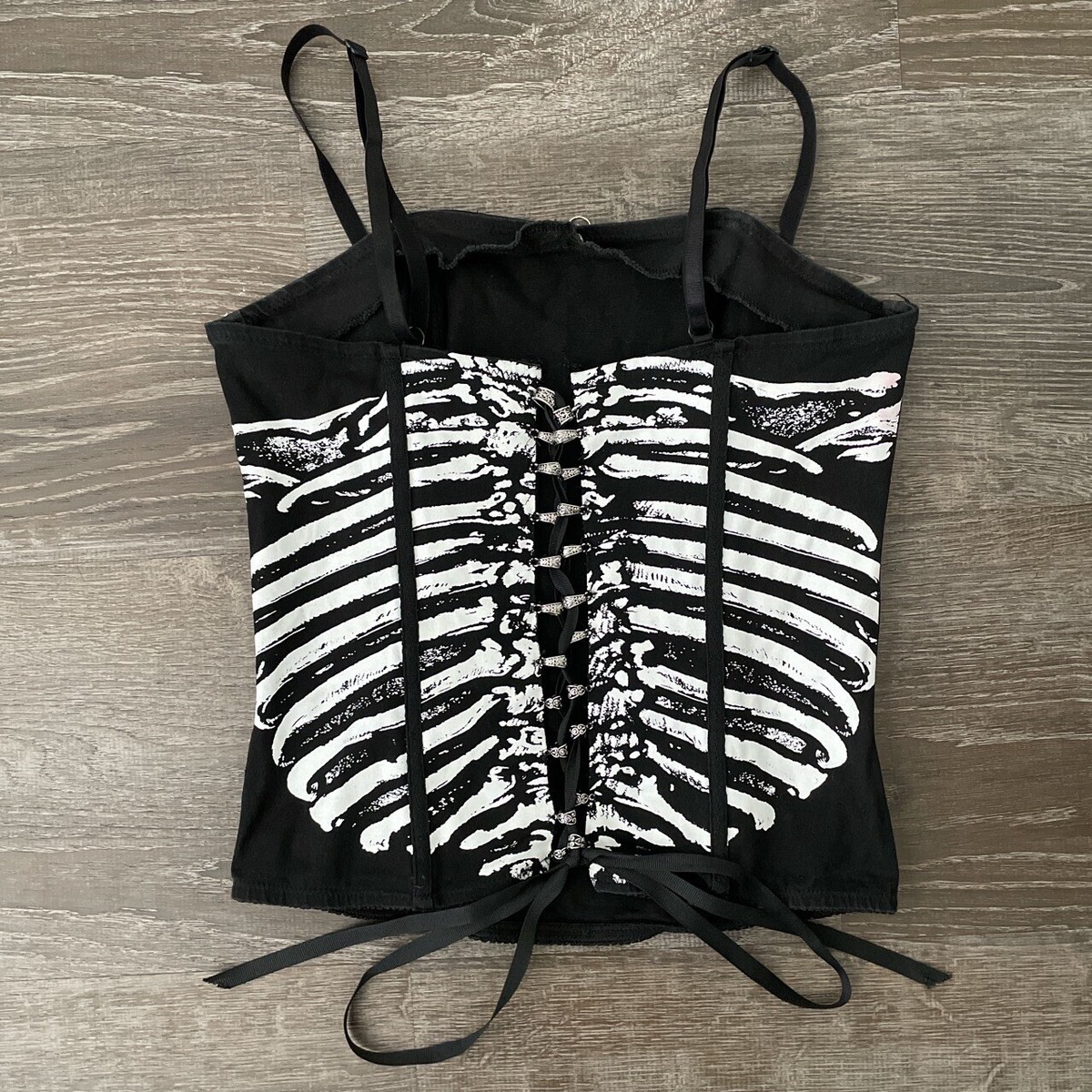 lip service corset Tripp Nyc Corset Skeleton Top Grunge Lip