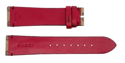 Gucci 20mm x 18mm Swiss Canvas Watch Strap Band | eBay