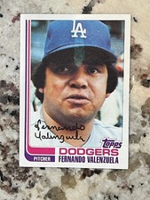 1982 Topps Dodgers Fernando VALENZUELA #510 Mint