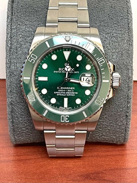 Rolex Submariner Green Men's Stainless 