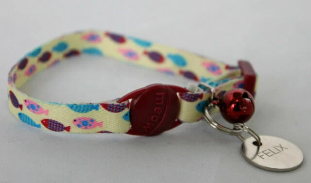 Nylon Cat Collar & Tag Sets