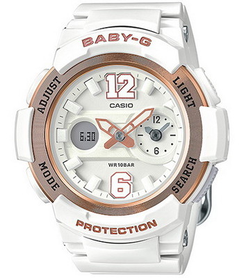 Casio Baby-G Elegantly Color Aluminum Bezel Ladies Watch BGA-210