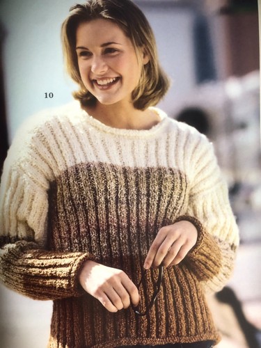 Carefree Sweaters Knit Knitting Patterns Book Hooded Pullover Cardigan Vest ++++ - Picture 5 of 11
