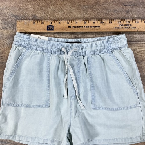 Silver Jeans Shorts Girls Large Blue Lily High Waist Relaxed Fit NEW NWT - Picture 6 of 9