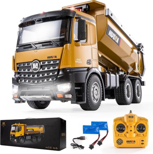 RC Dump Truck Toy, 10CH Remote Control Dump Truck for Boys, Heavy Duty Metal - Picture 9 of 9