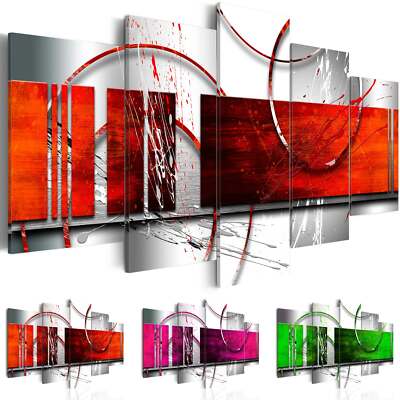 ABSTRACT Canvas Wall Art Image Photo Print a-A-0019-b-n