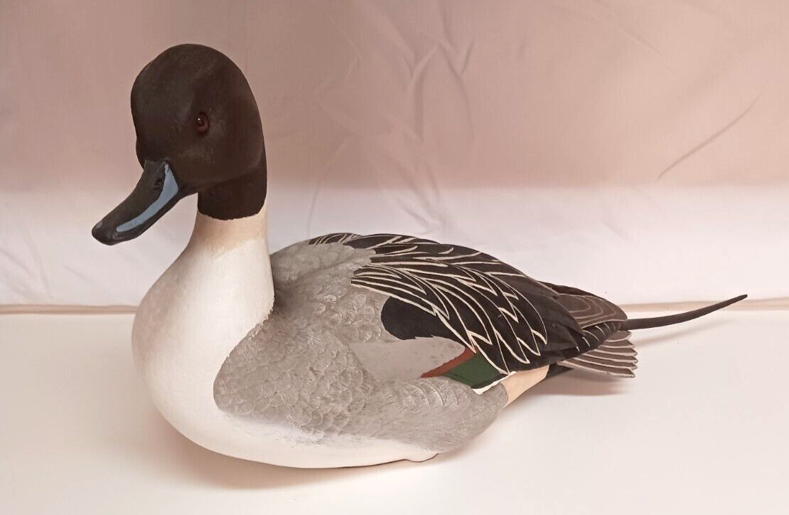 Wading Drake Pintail Ducks Unlimited  Signed Kim Gibbons Duck Figure 15