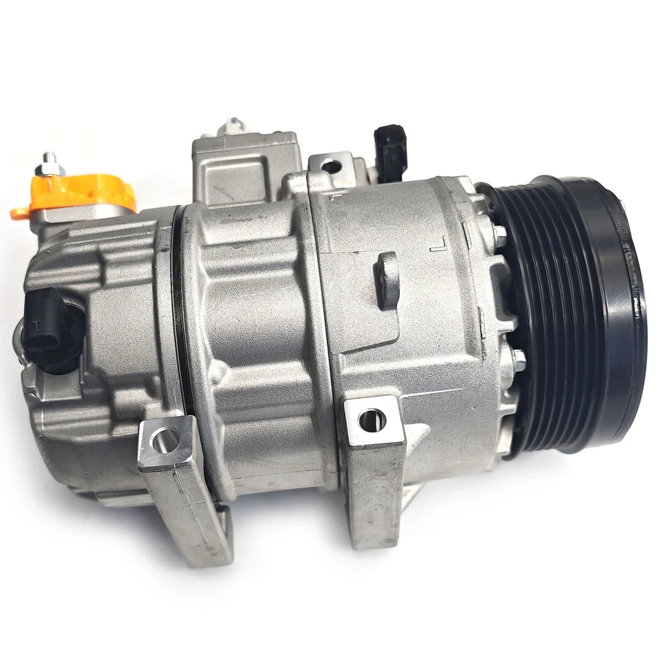 AC Compressor For Ford F-250 F250 F350 F600 Super Duty 7.3L 2020 2021 2022 - Image 3 of 4