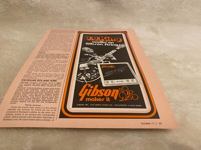 JBFA1 WERBUNG 11X5 B. B. KING - GIBSON SAITEN