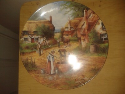 Vintage Wedgwood Sammlerteller.  8'' Country Days. 'Das Wasser holen' (D13)