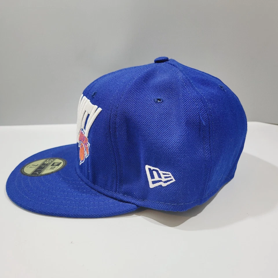 Gorra ajustada New York Knicks para hombre 7 1/4 azul Jeremy Lin #17 Linsanity NBA Foto 2 de 4