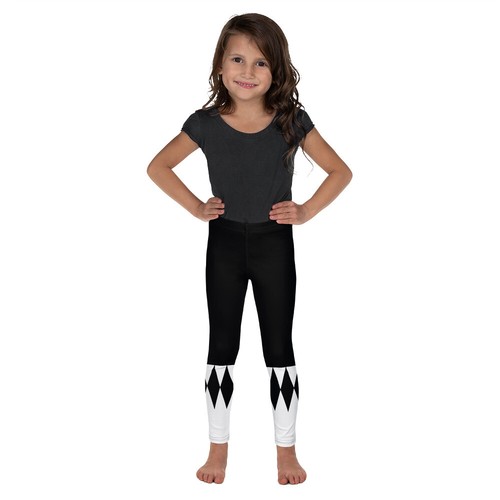 Fighter Black Halloween Costume Leggings Childs Pants Cute Holiday Kids Clothing - Picture 7 of 21