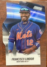 Francisco Lindor 2022 Stadium Club Triumvirate #T-9 Mets