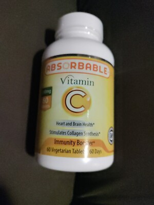 ABSORBABLE Vit. C 500 mg w/ Rose Hip & 6 Natural Vitamin C Sources Exp. 09/2025