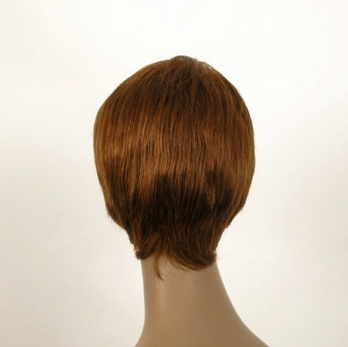 perruque AFRO femme 100% cheveux naturel châtain clair cuivré ref WHIT 01/30 - Picture 5 of 9