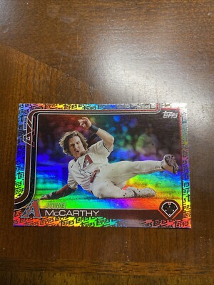 Jake McCarthy Topps Foil Pattern #243 | 2025 Topps Series 1 | Diamondbacks