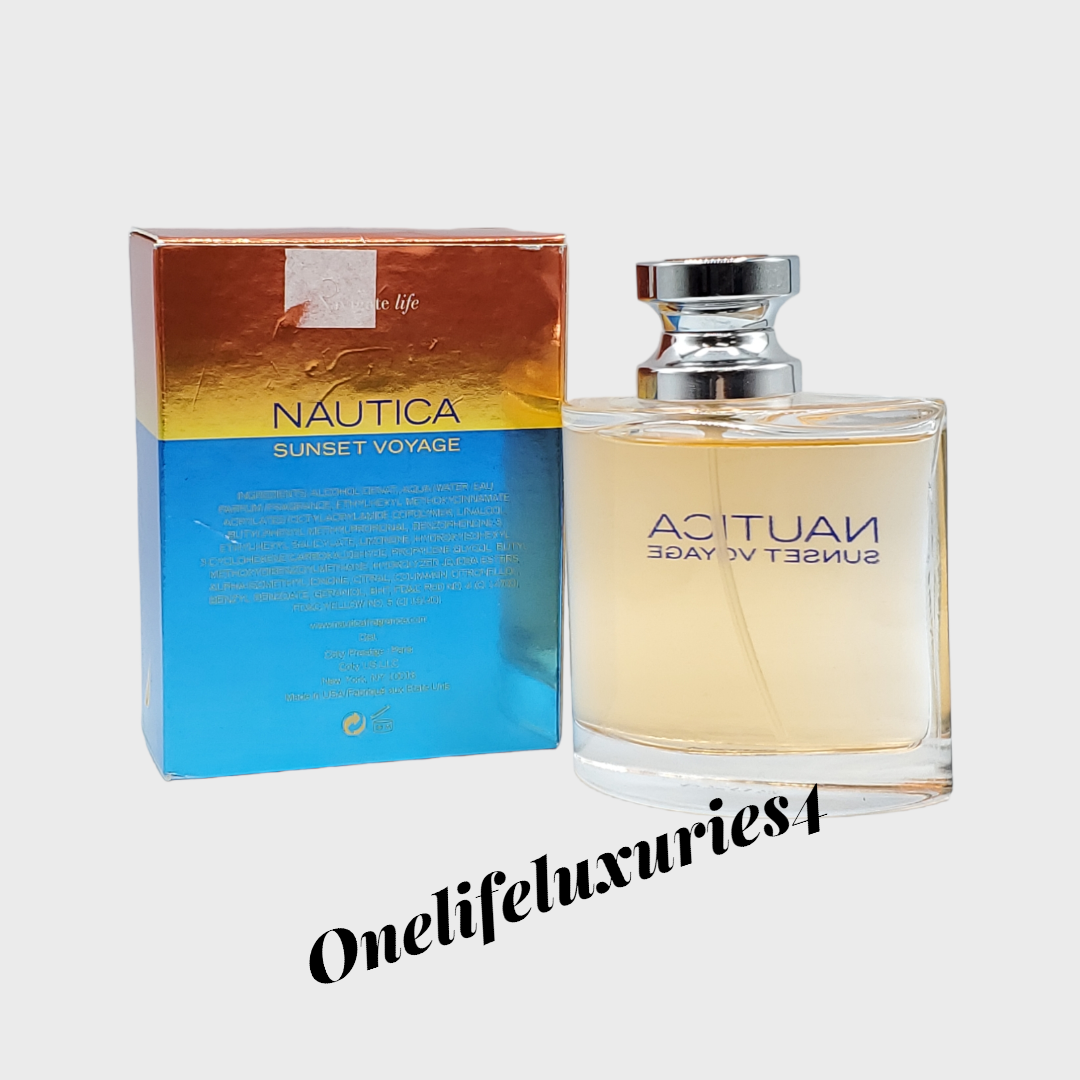 Nautica Sunset Voyage Men Eau De Toilette Spray Cologne 3.4oz 100