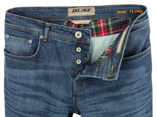 BÜSE Detroit Jeans Textilhose, Blau, 34/32 - Bild 3 von 6