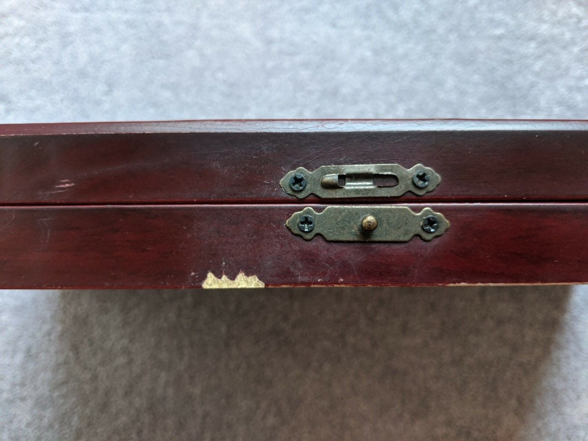 The Da Vinci Code Press Kit Wooden Rose Box Promo CD DVD Cherry