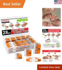 Versatile WAGO 221 Lever Nuts 28pc Assortment - Simplify Your Wiring Tasks