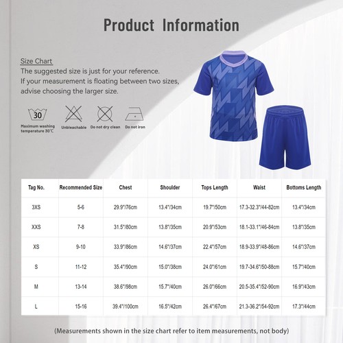 Kids Boys Sport Suit Training T-shirt V Neck Uniform Jogging Activewear Casual - Picture 35 of 55