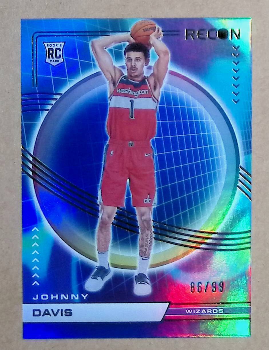2022-23 Panini Recon #220 Johnny Davis RC Rookie Holo Blue #/99 R3831