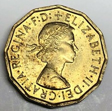  C6059  GREAT BRITAIN   COIN,   THREE PENCE  1967